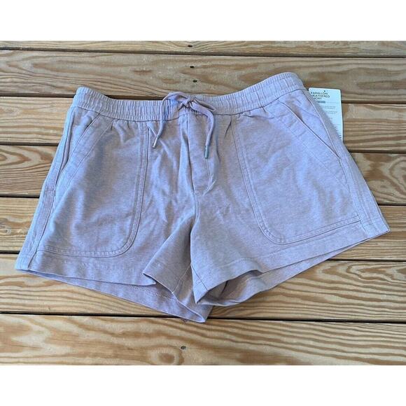 NWT $69 Athleta Farallon Heathered Shorts Size 14 Women’s Mocha - Picture 1 of 11
